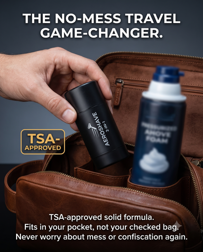 AeroShave™ 2-in-1 Shave & Cleanse Stick